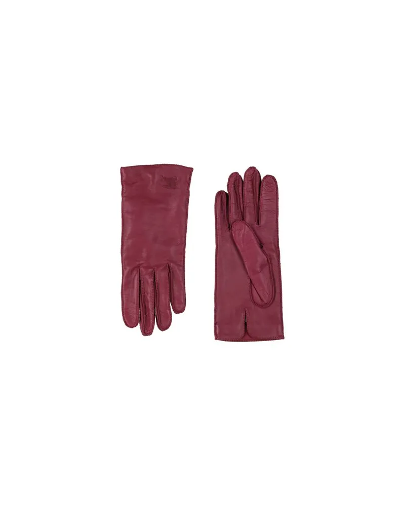 Burberry ACCESSOIRES - Handschuheauf YOOX.COM Bordeaux
