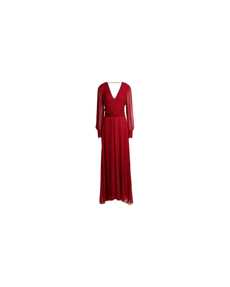 Patrizia Pepe KLEIDER - Maxi-Kleiderauf YOOX.COM Ziegelrot