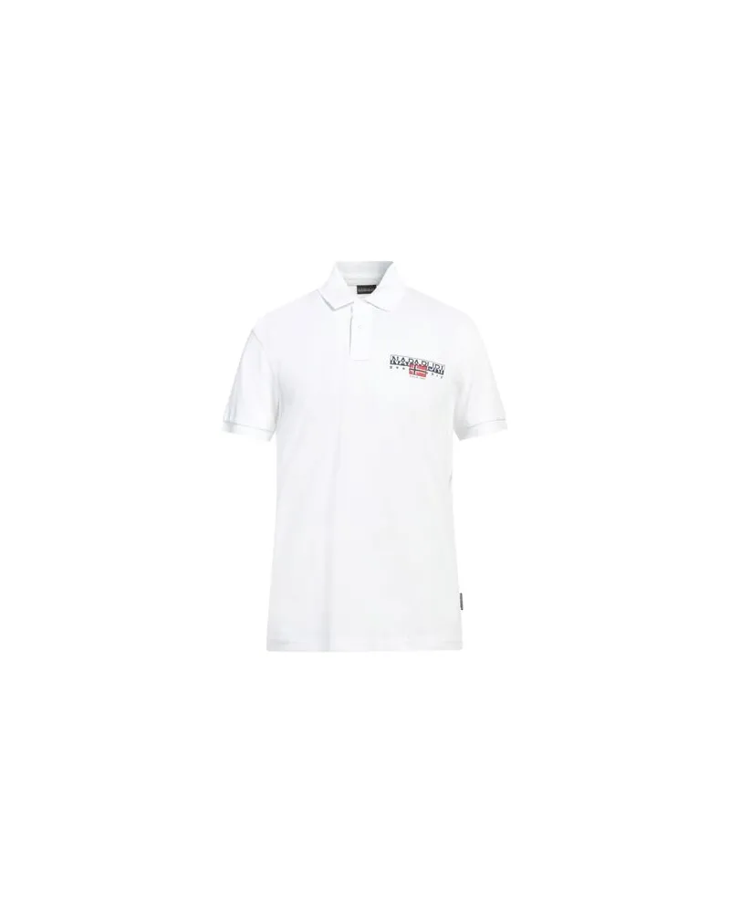 Napapijri TOPS - Poloshirtsauf YOOX.COM Weiß