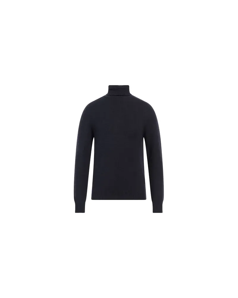 Alpha Studio STRICKWAREN - Rollkragenpulloverauf YOOX.COM Nachtblau