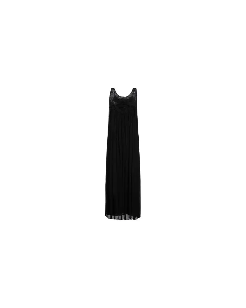 ALYSI KLEIDER - Maxi-Kleiderauf YOOX.COM Schwarz