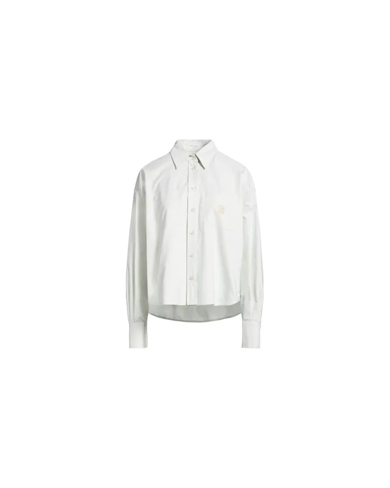 Brunello Cucinelli TOPS - Hemdenauf YOOX.COM Salbeigrün