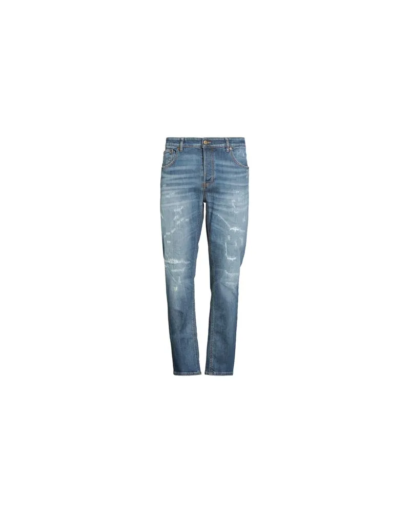 PT TORINO HOSEN & RÖCKE - Jeanshosenauf YOOX.COM Blau