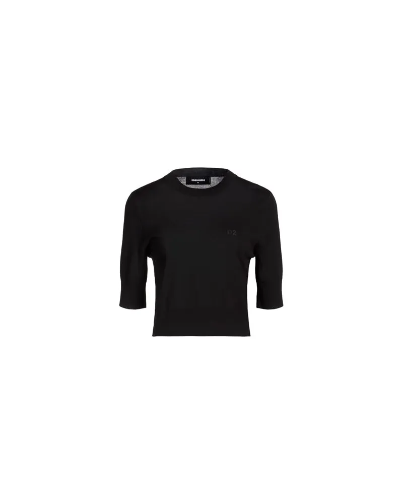 Dsquared2 STRICKWAREN - Pulloverauf YOOX.COM Schwarz