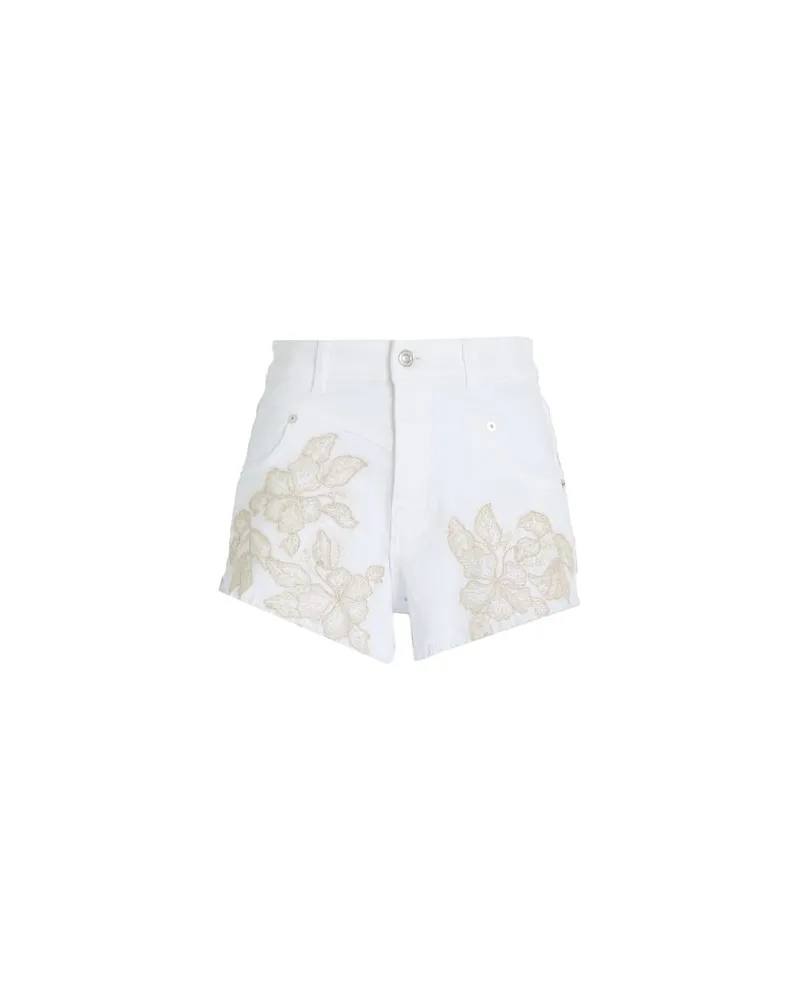 Ermanno Scervino HOSEN & RÖCKE - Jeansshortsauf YOOX.COM Elfenbein