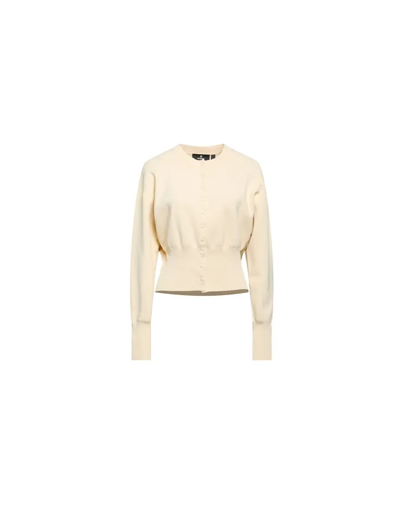 REPRESENT STRICKWAREN - Strickjackenauf YOOX.COM Cremeweiß