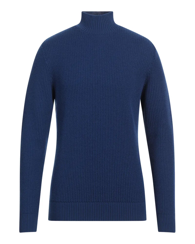 Paolo Pecora Milano Rollkragenpullover Blau