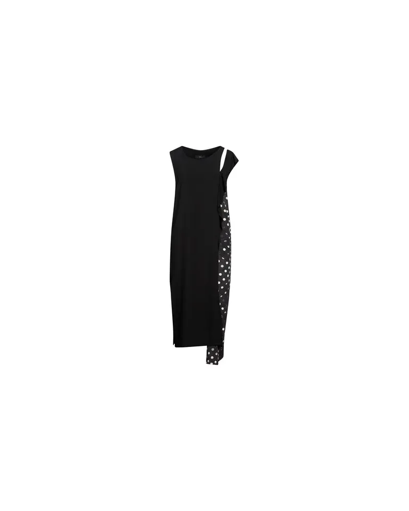 Y'S YOHJI YAMAMOTO KLEIDER - Midi-Kleiderauf YOOX.COM Schwarz