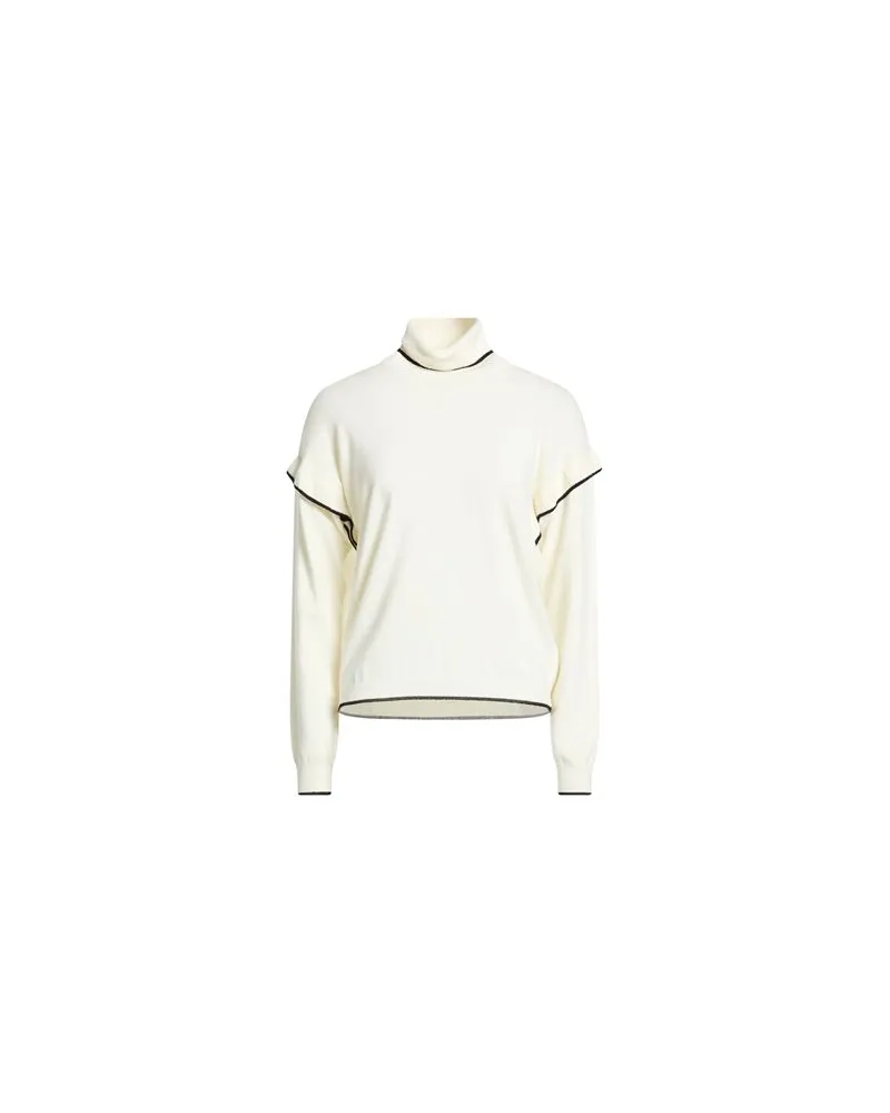 Liu Jo STRICKWAREN - Rollkragenpulloverauf YOOX.COM Elfenbein