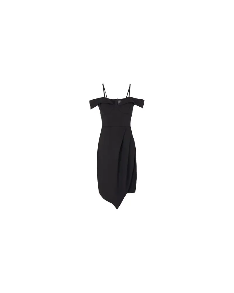 8 by Yoox KLEIDER - Midi-Kleiderauf YOOX.COM Schwarz