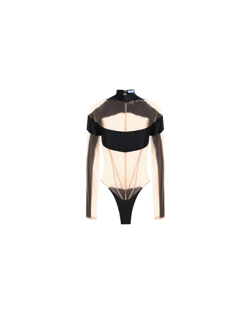 Thierry Mugler TOPS - Bodysuitsauf YOOX.COM Schwarz