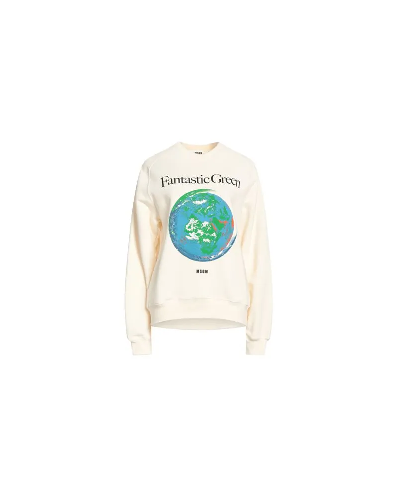 MSGM TOPS - Sweatshirtsauf YOOX.COM Elfenbein