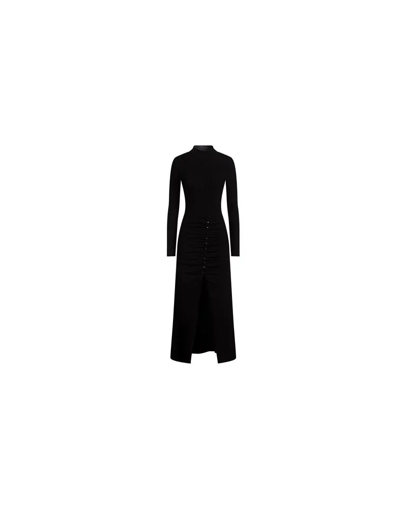 Sandro KLEIDER - Maxi-Kleiderauf YOOX.COM Schwarz