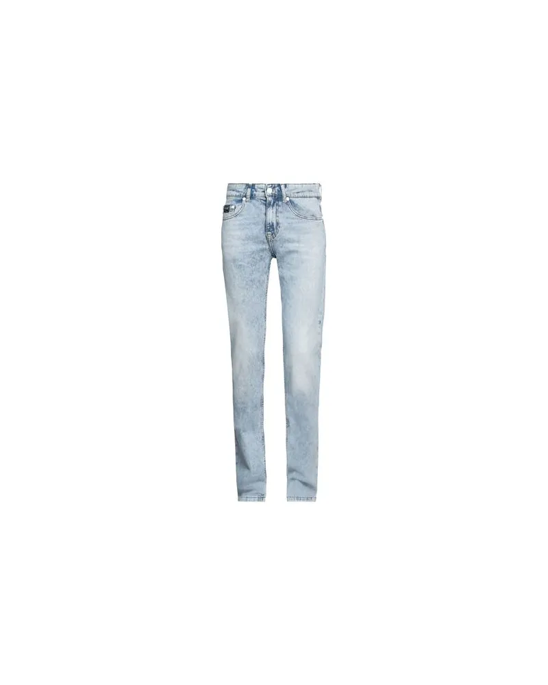 Versace Jeans HOSEN & RÖCKE - Jeanshosenauf YOOX.COM Blau
