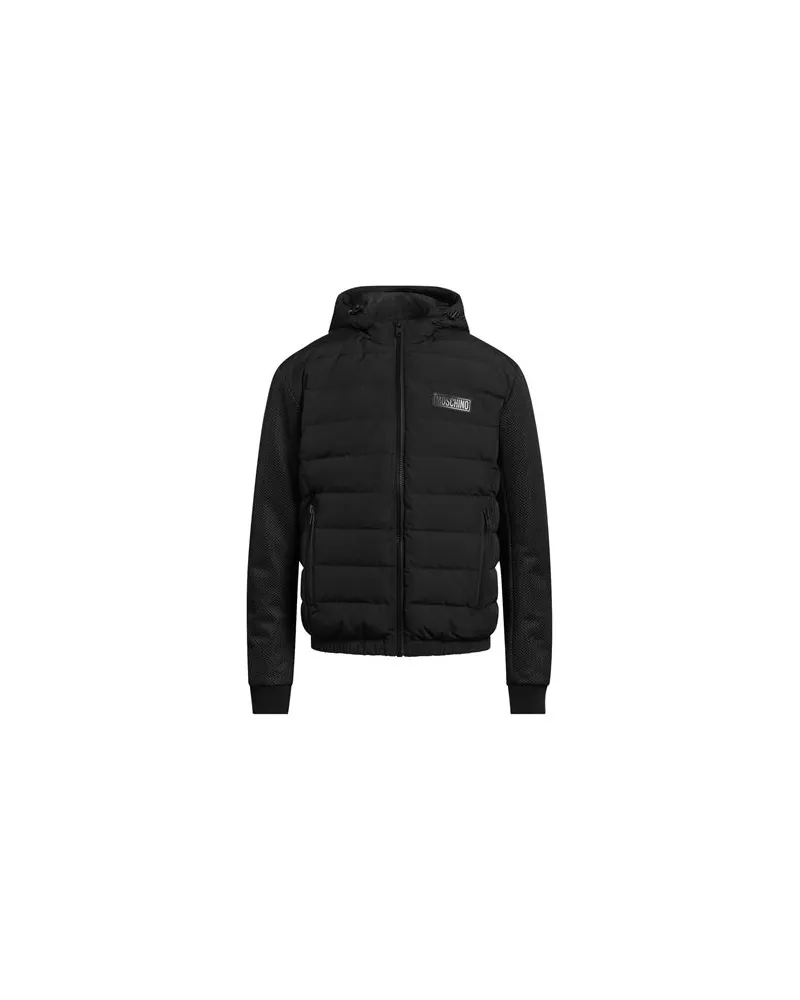 Moschino JACKEN & MÄNTEL - Pufferjacken & Daunenjackenauf YOOX.COM Schwarz