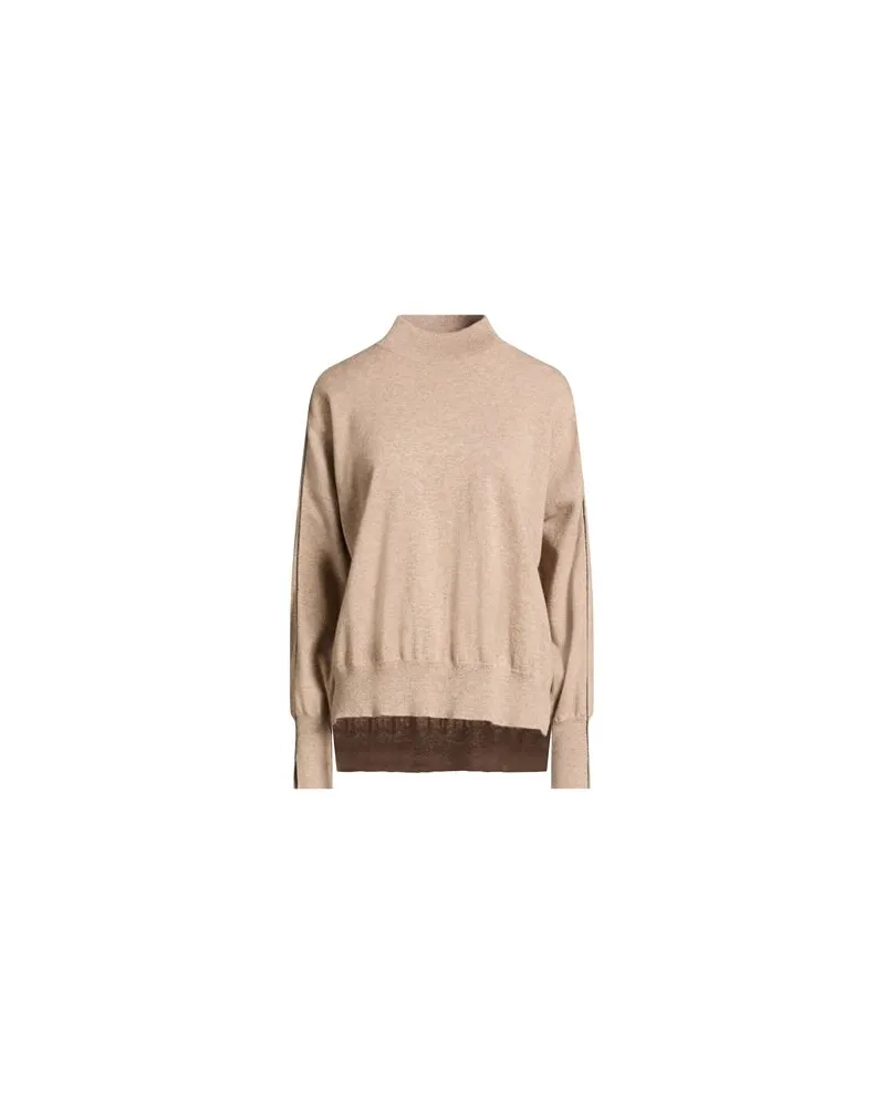 Brunello Cucinelli CASHMERE - STRICKWAREN - Rollkragenpulloverauf YOOX.COM Sand