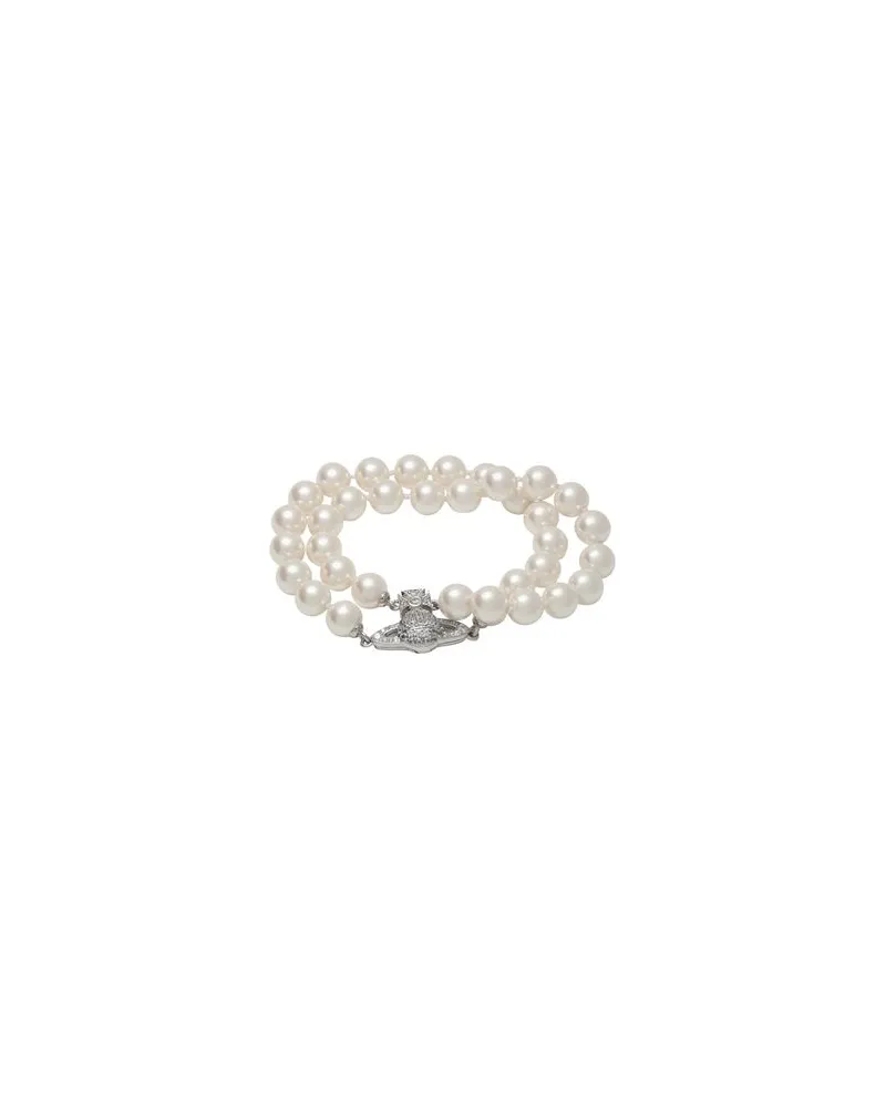 Vivienne Westwood GRAZIELLA PEARL BRACELET  - SCHMUCK und UHREN - Armbänderauf YOOX.COM Silber