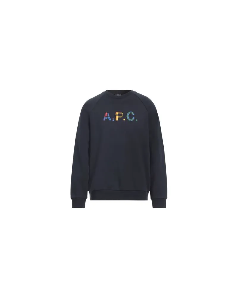 A.P.C. TOPS - Sweatshirtsauf YOOX.COM Marineblau