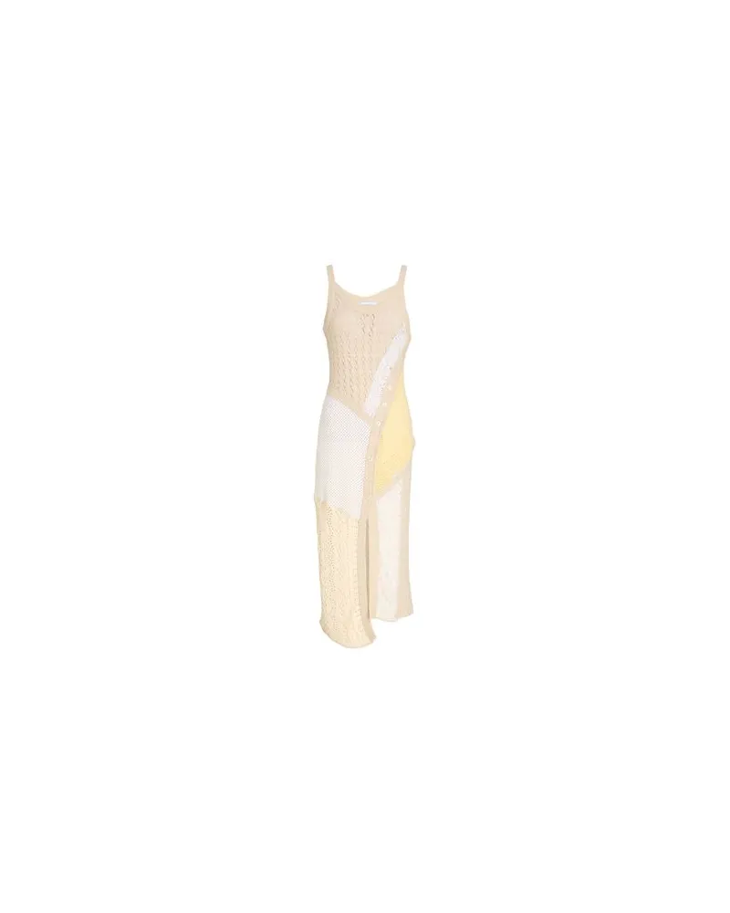Marine Serre GOLD LINE - KLEIDER - Midi-Kleiderauf YOOX.COM Sand