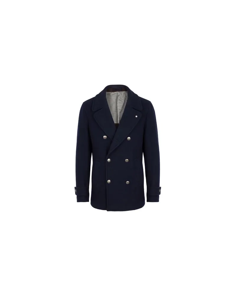 Luigi Bianchi Mantova JACKEN & MÄNTEL - Mäntelauf YOOX.COM Nachtblau