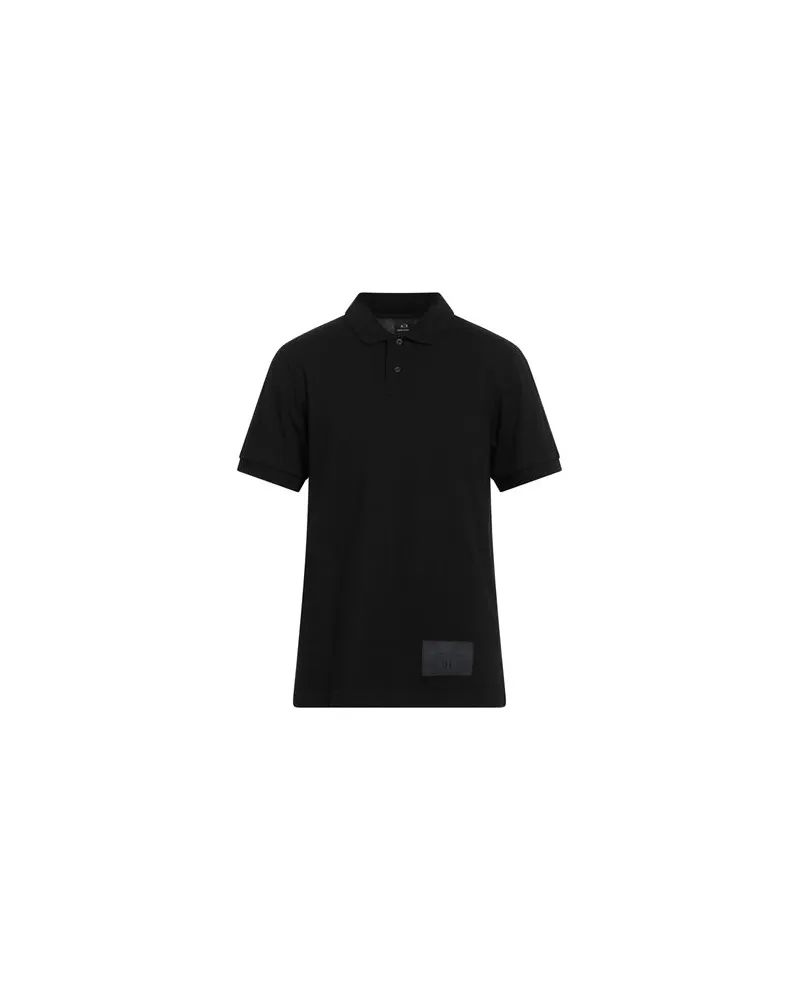 Armani Exchange TOPS - Poloshirtsauf YOOX.COM Schwarz