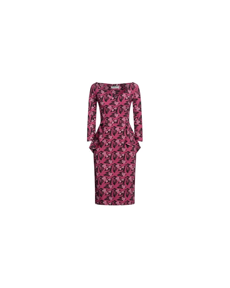 Chiara Boni KLEIDER - Midi-Kleiderauf YOOX.COM Fuchsia