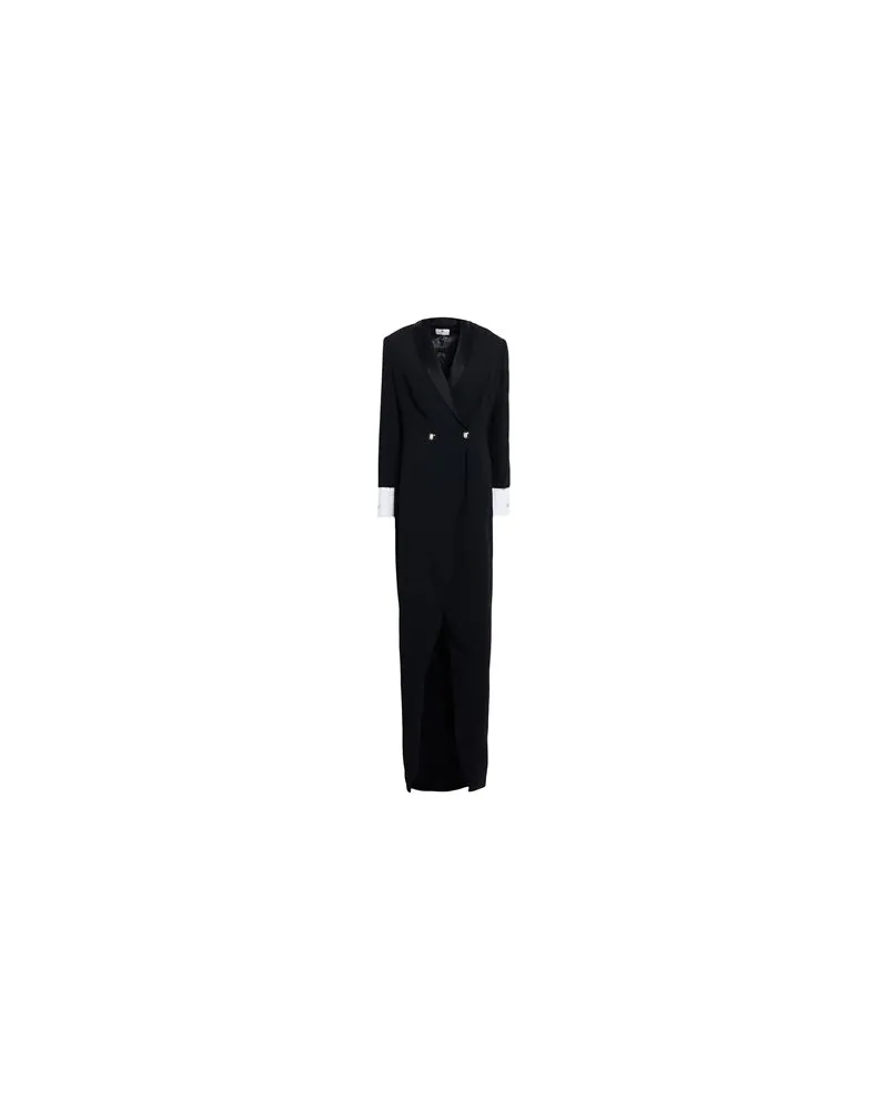 Elisabetta Franchi KLEIDER - Maxi-Kleiderauf YOOX.COM Schwarz
