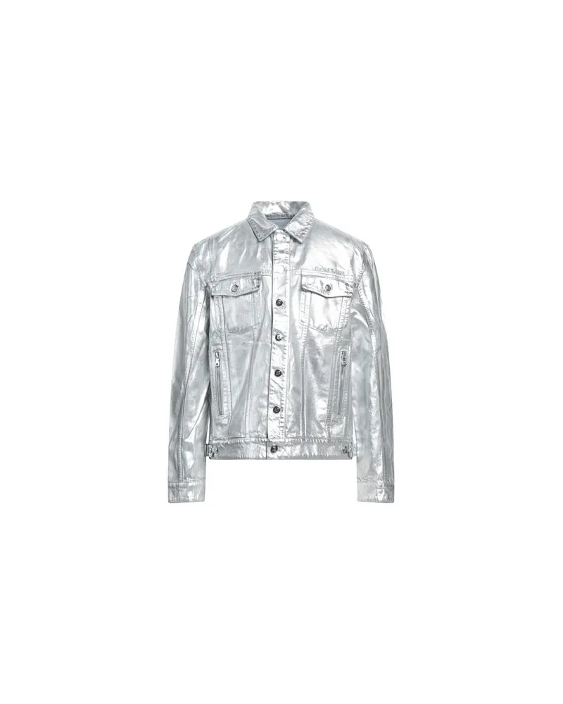 Balmain JACKEN & MÄNTEL - Jeansjacken/Mäntelauf YOOX.COM Silber