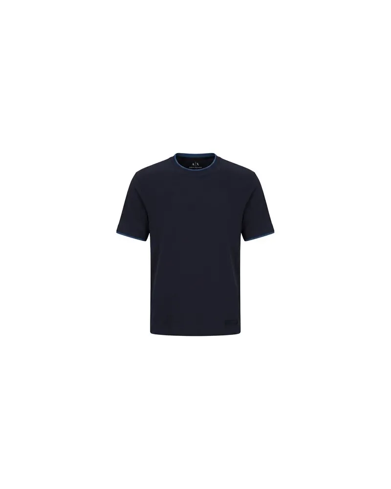 Armani Exchange TOPS - T-shirtsauf YOOX.COM Nachtblau