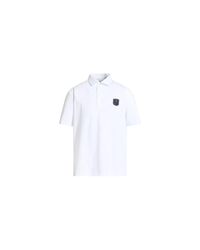 Brunello Cucinelli TOPS - Poloshirtsauf YOOX.COM Weiß