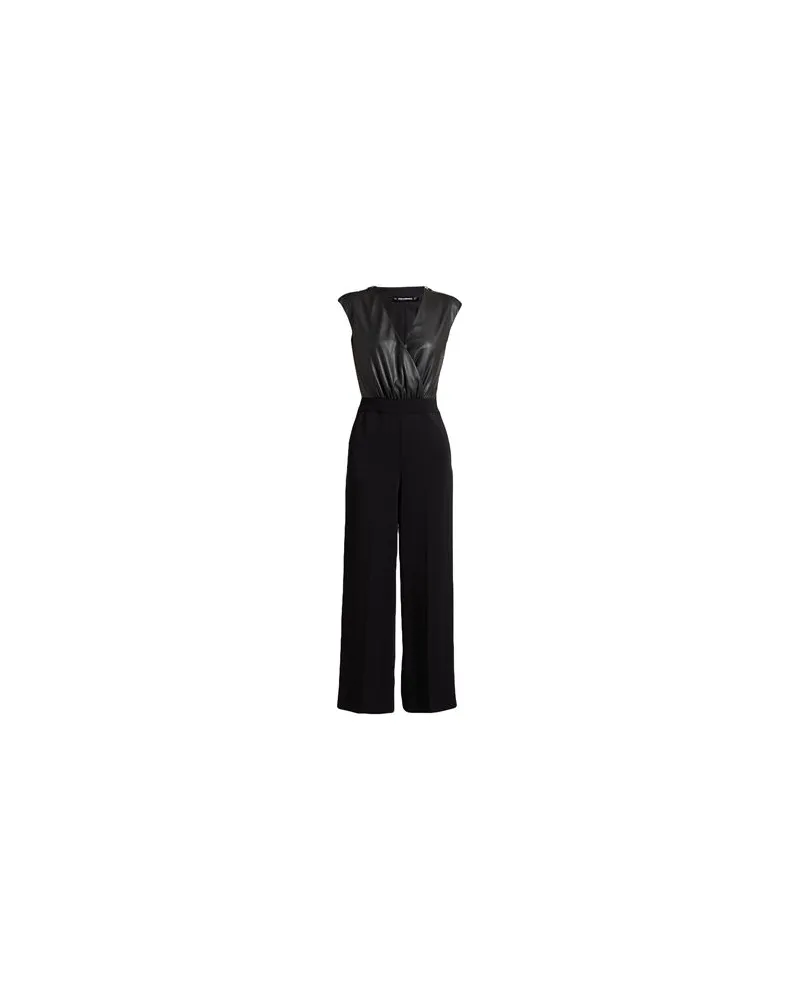Karl Lagerfeld OVERALLS - Jumpsuitsauf YOOX.COM Schwarz