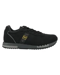 Blauer Sneakers Schwarz