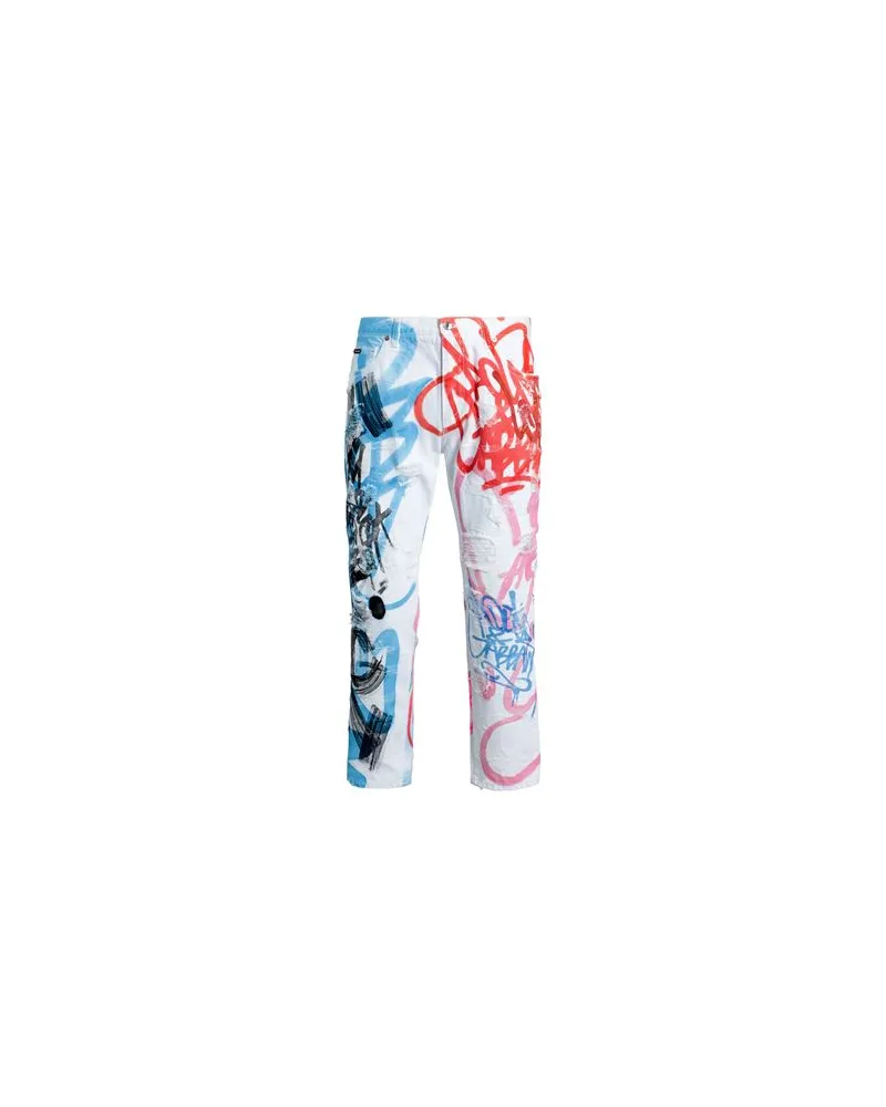 Dolce & Gabbana HOSEN & RÖCKE - Jeanshosenauf YOOX.COM Weiß
