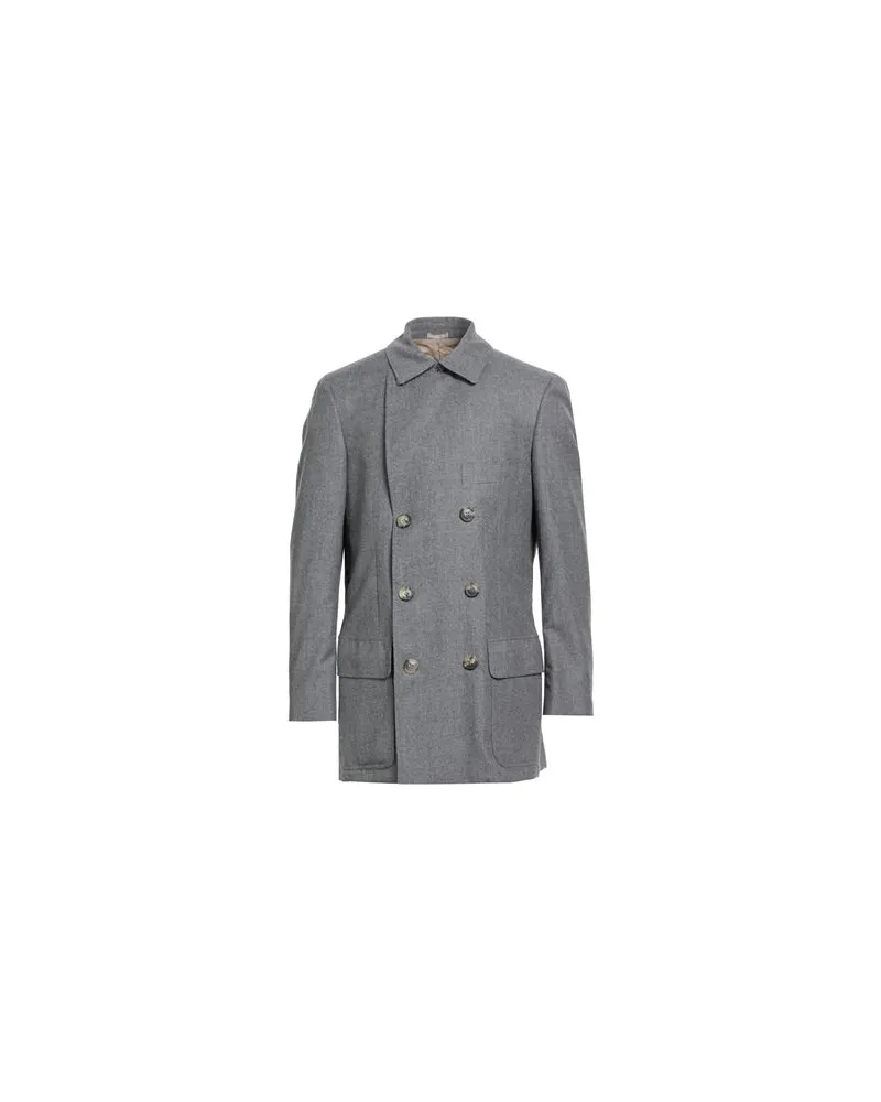 Brunello Cucinelli JACKEN & MÄNTEL - Mäntelauf YOOX.COM Grau