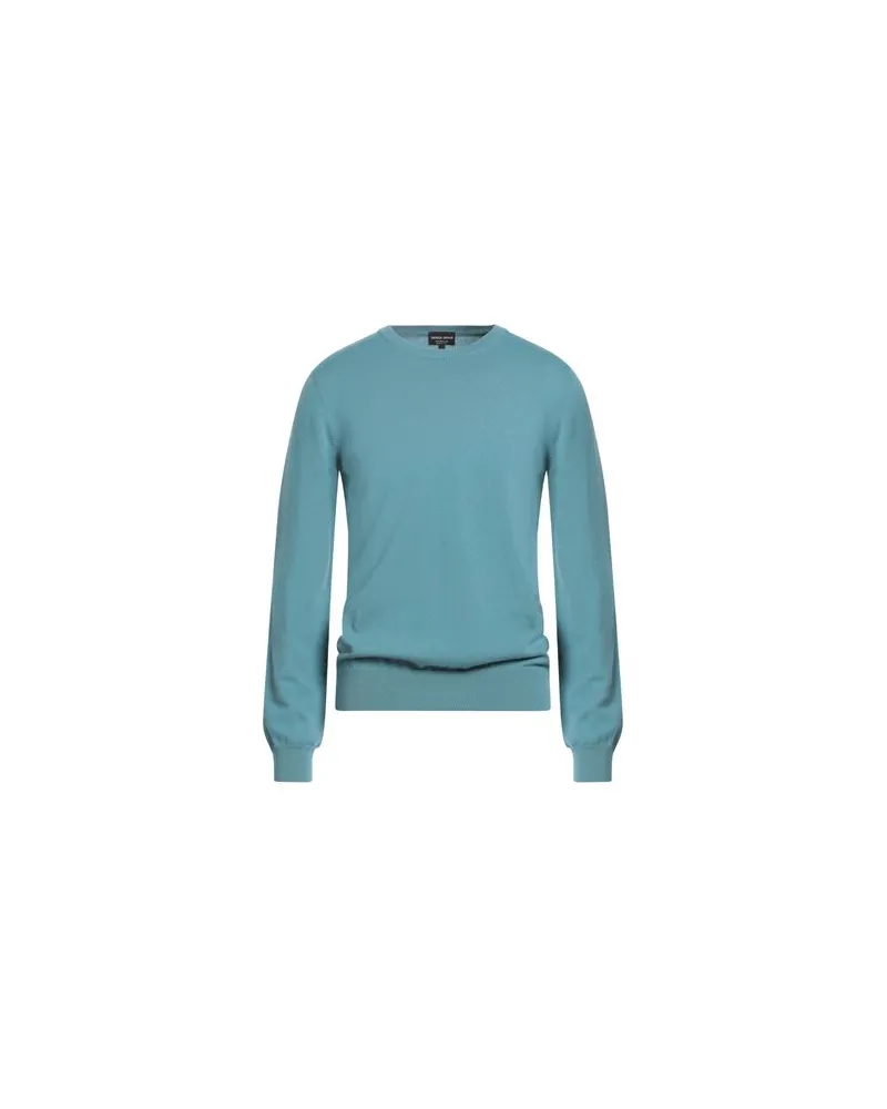 Giorgio Armani STRICKWAREN - Pulloverauf YOOX.COM Hellblau