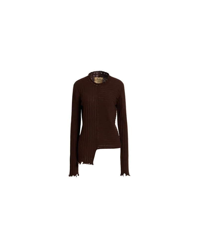Uma Wang STRICKWAREN - Pulloverauf YOOX.COM Schokobraun