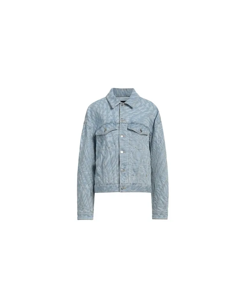 Thierry Mugler JACKEN & MÄNTEL - Jeansjacken/Mäntelauf YOOX.COM Blau