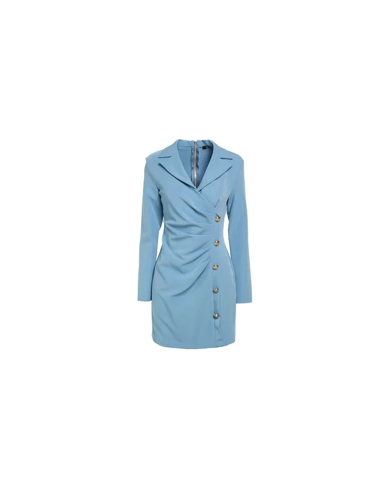 RELISH KLEIDER - Mini-Kleiderauf YOOX.COM Himmelblau