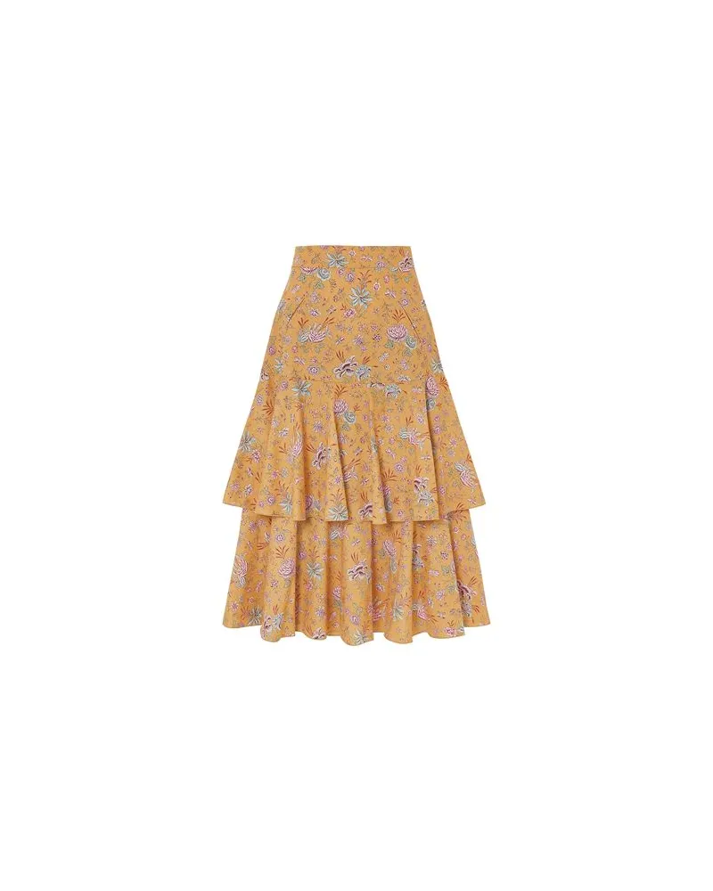 Anna Mason HOSEN & RÖCKE - Midi-Röckeauf YOOX.COM Orange
