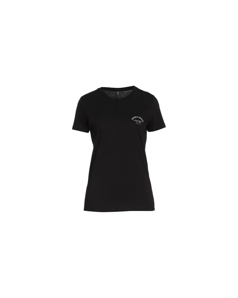 Manila Grace TOPS - T-shirtsauf YOOX.COM Schwarz