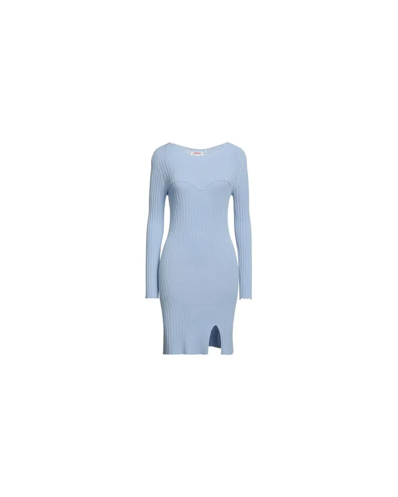 KONTATTO KLEIDER - Mini-Kleiderauf YOOX.COM Himmelblau