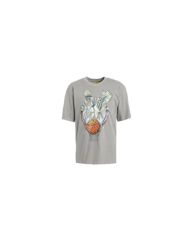 Market DUNKING EAGLE T-SHIRT  - TOPS - T-shirtsauf YOOX.COM Maulwurfsgrau