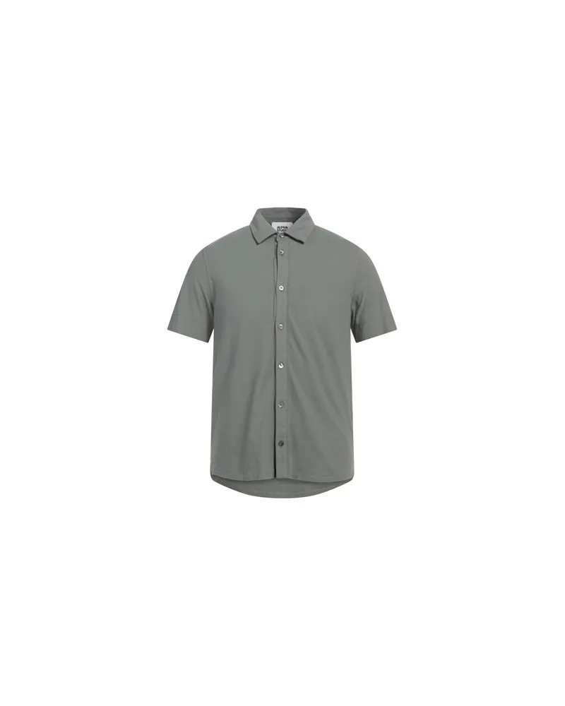 Alpha Studio TOPS - Hemdenauf YOOX.COM Militärgrün
