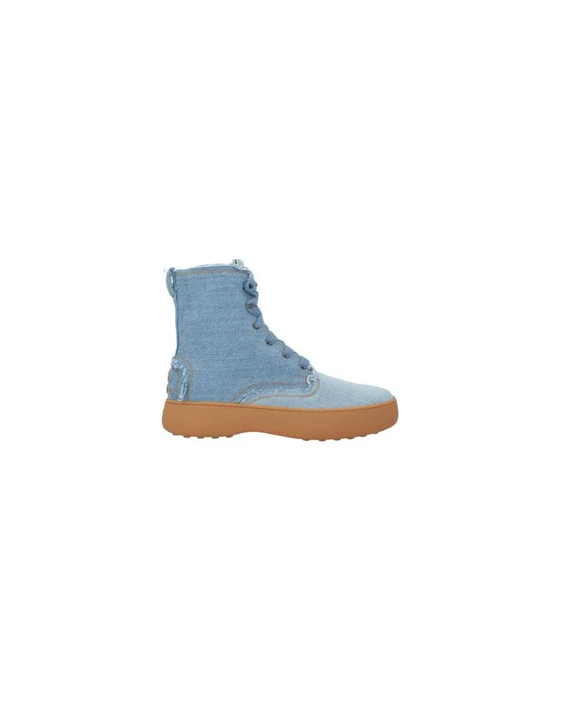 TOD'S SCHUHE - Stiefelettenauf YOOX.COM Blau