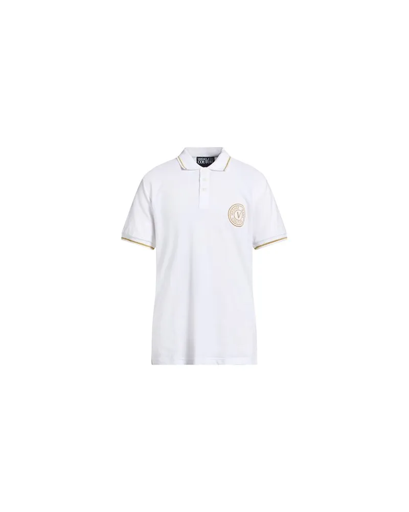 Versace Jeans TOPS - Poloshirtsauf YOOX.COM Weiß