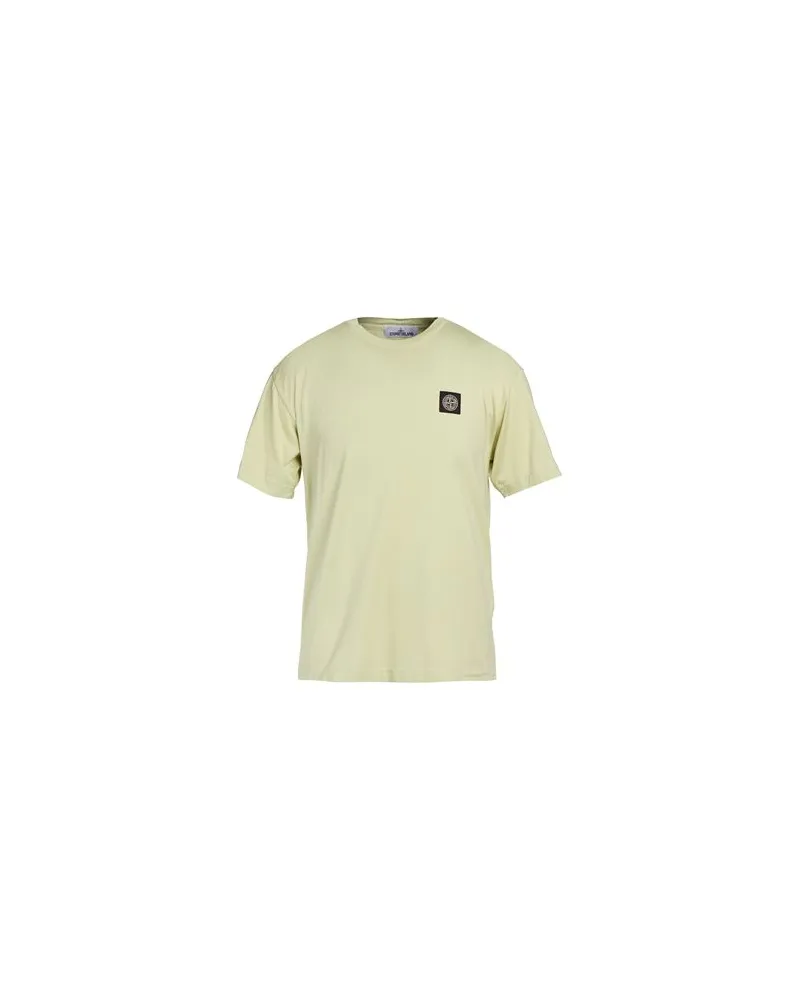 Stone Island TOPS - T-shirtsauf YOOX.COM Säuregrün