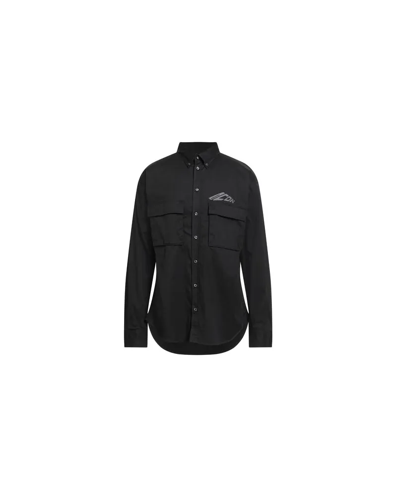 Dsquared2 ICON - TOPS - Hemdenauf YOOX.COM Schwarz
