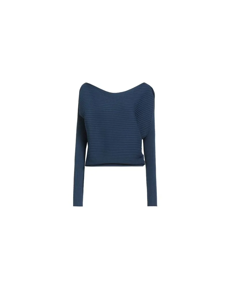 Semicouture STRICKWAREN - Pulloverauf YOOX.COM Marineblau