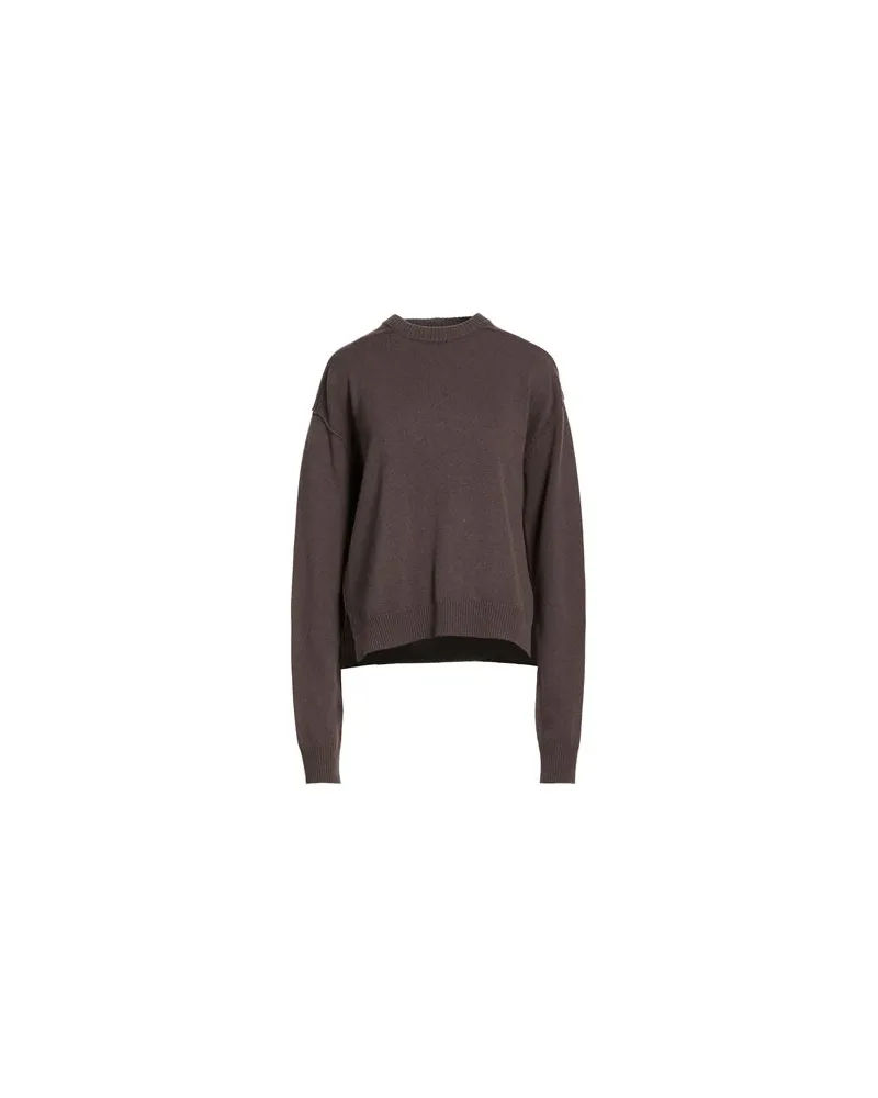 Rick Owens STRICKWAREN - Pulloverauf YOOX.COM Dunkelbraun