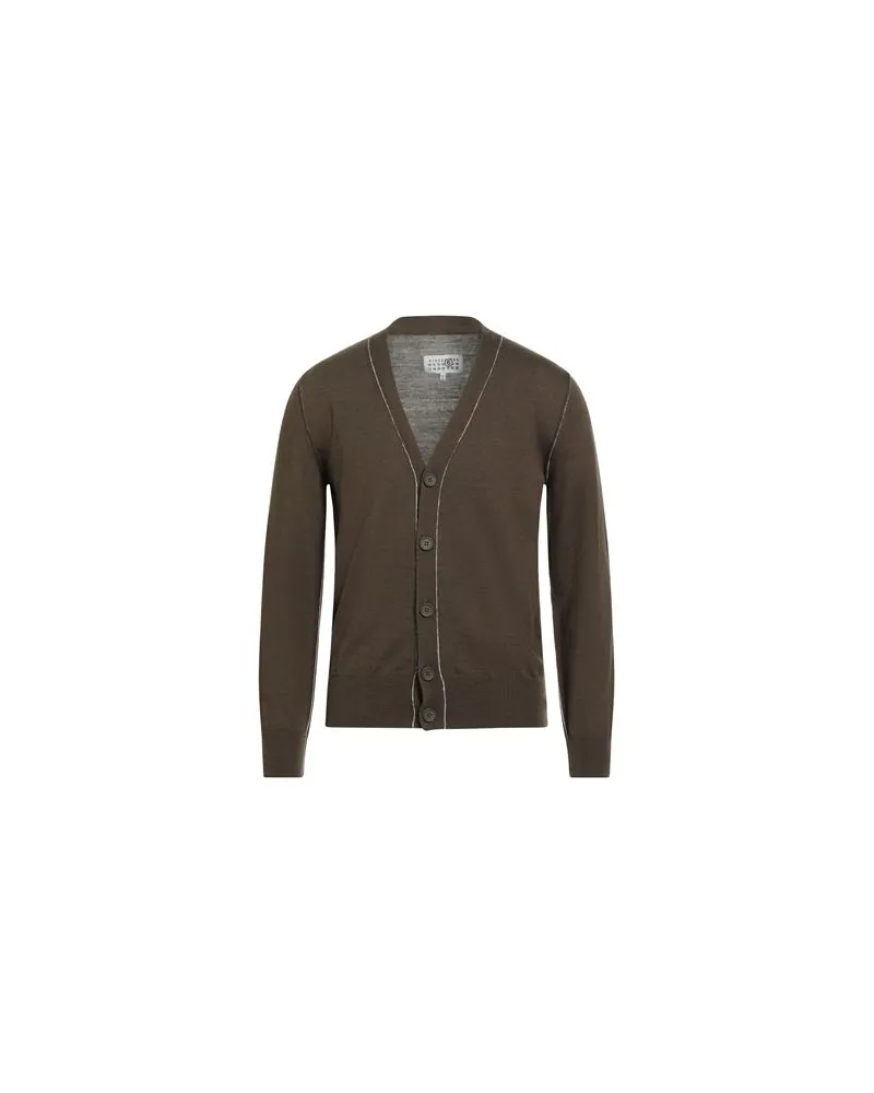 Maison Margiela STRICKWAREN - Strickjackenauf YOOX.COM Militärgrün